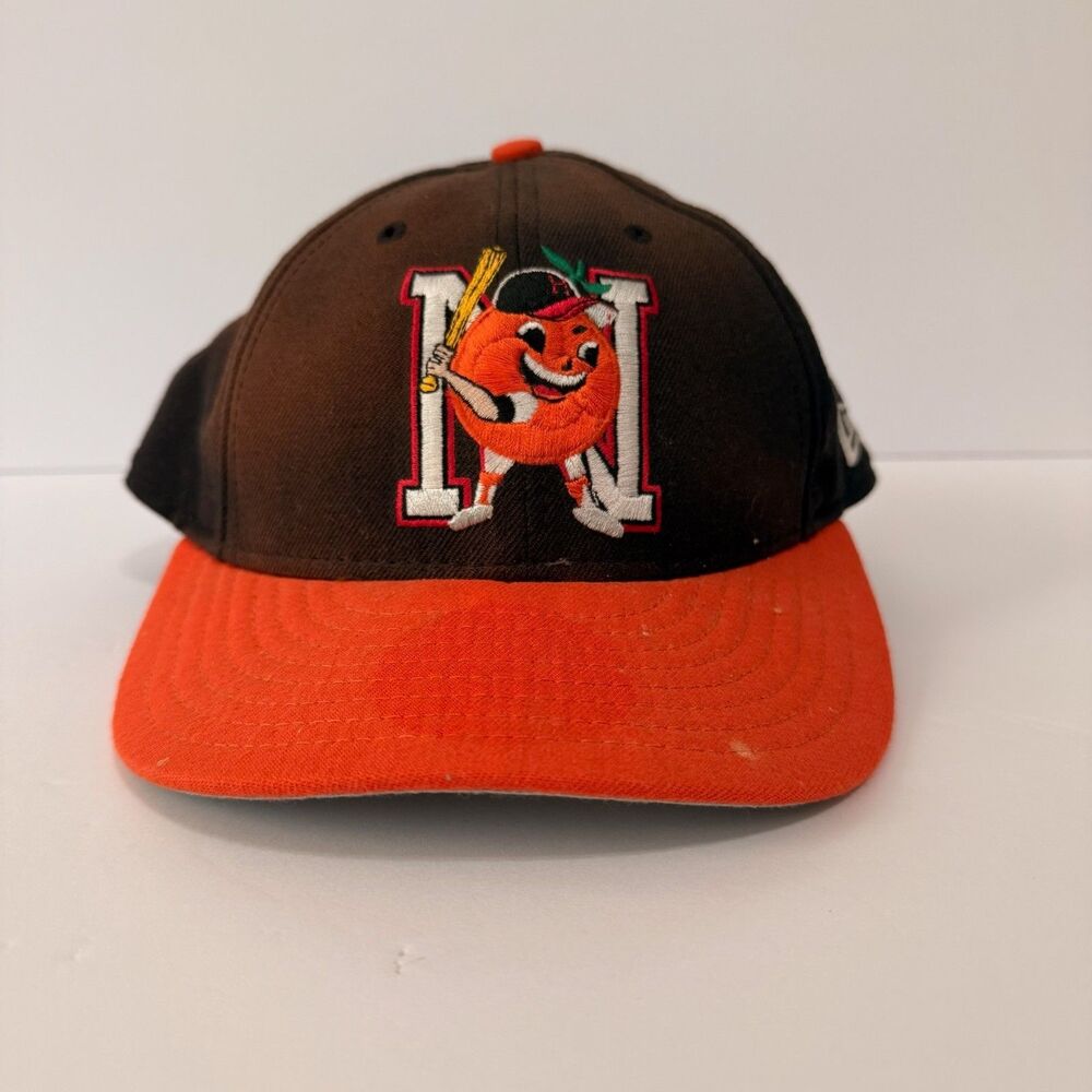 Vintage Naranjeros De Hermosillo NewEra Hat Fitted Cap Black Minor League Logo